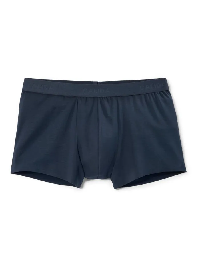 CALIDA Functionalunderwear Men Boxer Brief With Elastic Waistband Dark Sapphire
