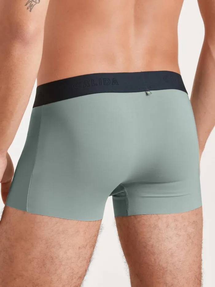 CALIDA Functionalunderwear Men Boxer Brief With Elastic Waistband Slate Grey