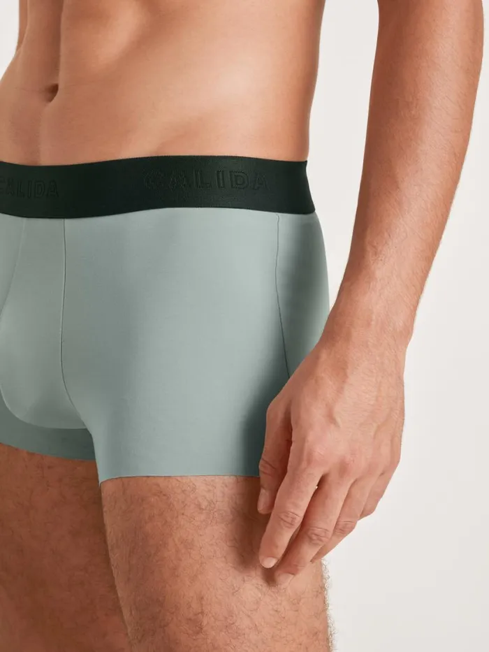 CALIDA Functionalunderwear Men Boxer Brief With Elastic Waistband Slate Grey