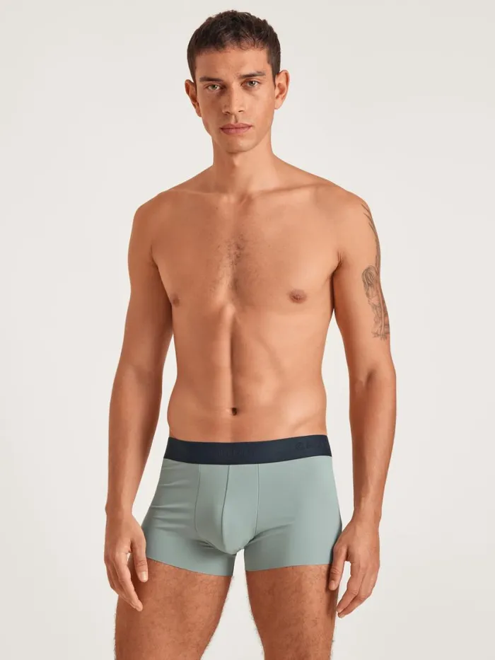 CALIDA Functionalunderwear Men Boxer Brief With Elastic Waistband Slate Grey