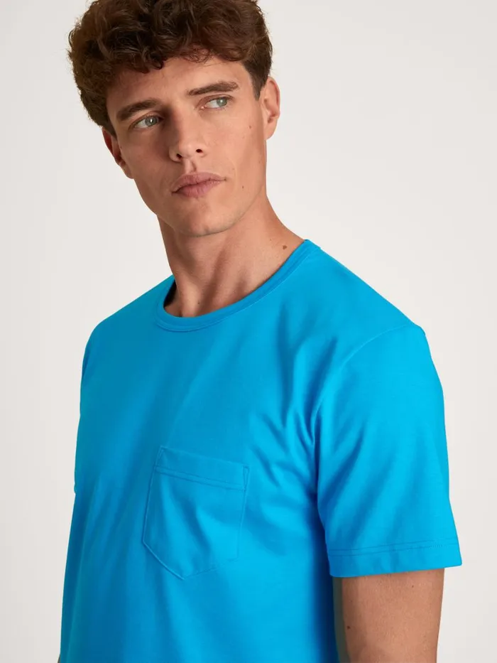 CALIDA Pyjamas Men Short Pyjama Danube Blue