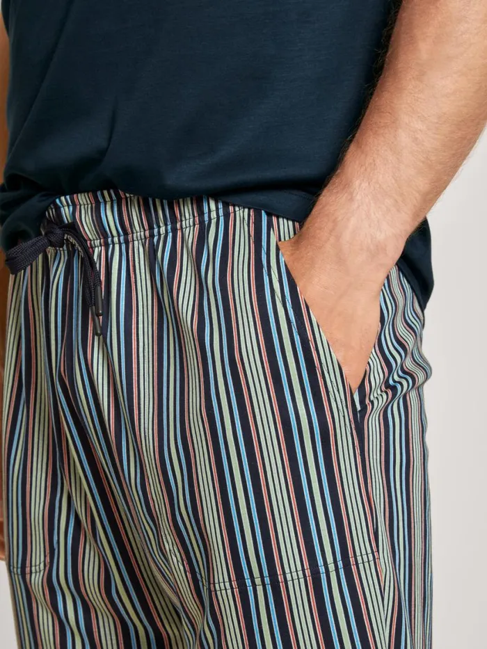 CALIDA Pyjamas Men Short Pyjamas Saphir Blue