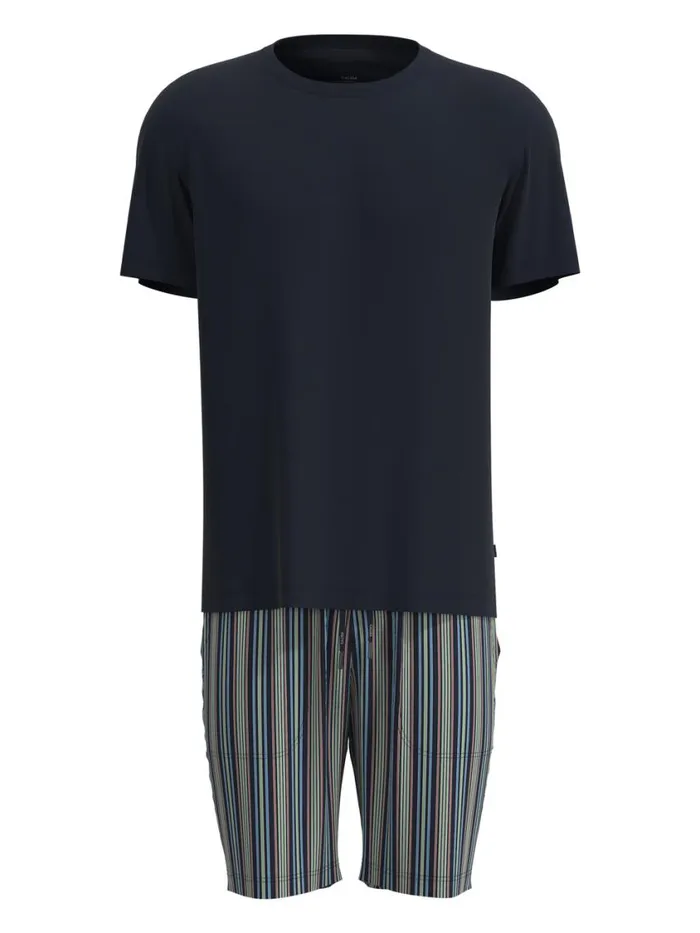 CALIDA Pyjamas Men Short Pyjamas Saphir Blue