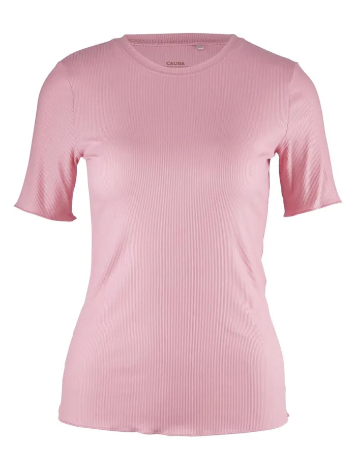 CALIDA Shirts Women Shirt Short Sleeve Pink Amethyst