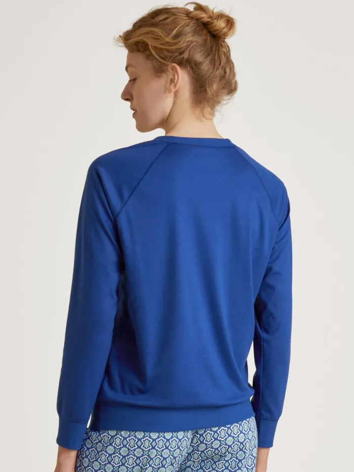 CALIDA Show All Women Shirt Long Sleeve Sodalite Blue