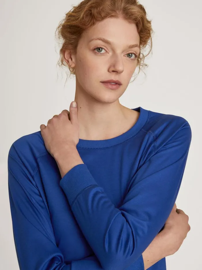 CALIDA Show All Women Shirt Long Sleeve Sodalite Blue