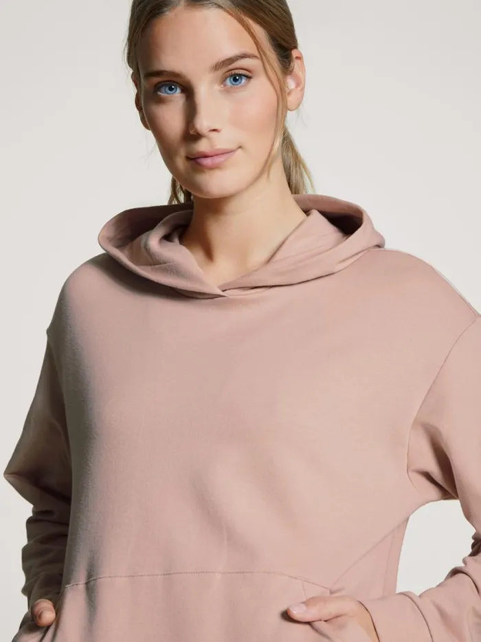 CALIDA Sweatshirts and Jackets Women Hoodie Mahogany Rose