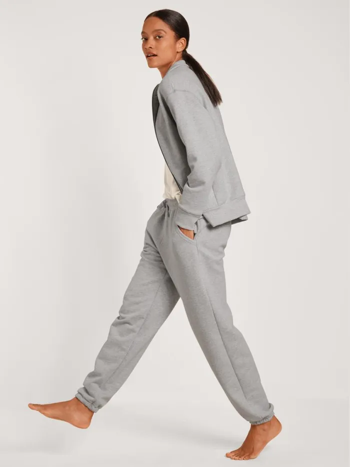 CALIDA Sweatshirts and Jackets Women Jacket Cradle To Cradle Certified Grey Melange