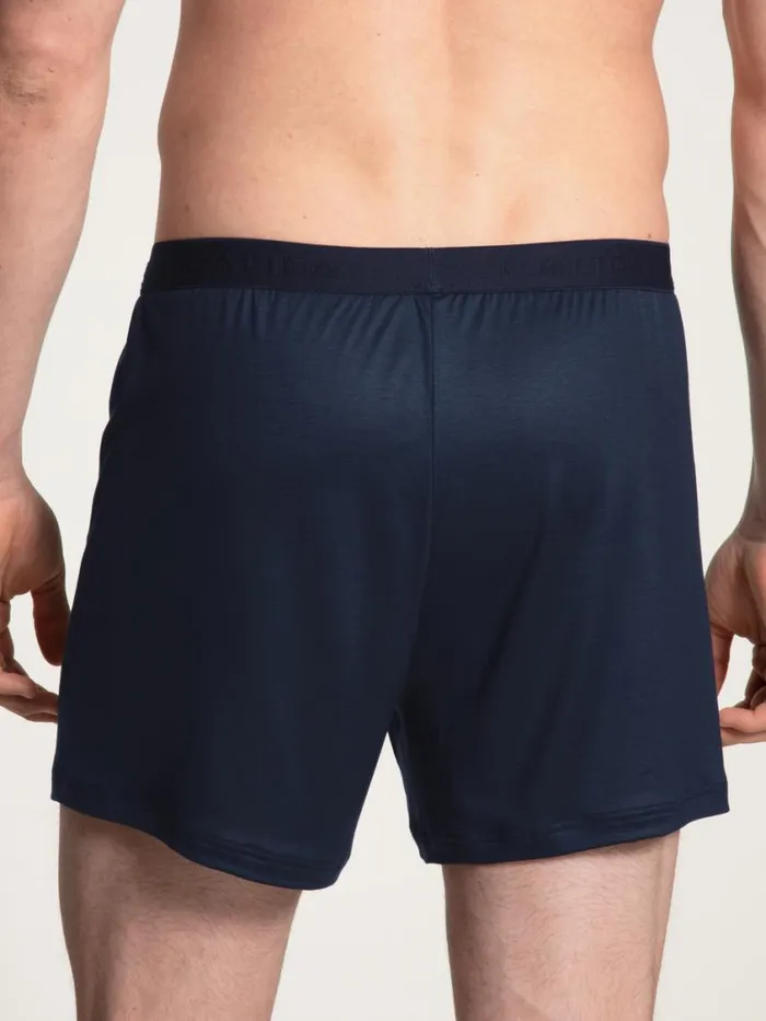 CALIDA Underpants Men Boxer Shorts With Fly Cradle To Cradle Certified Saphir Blue