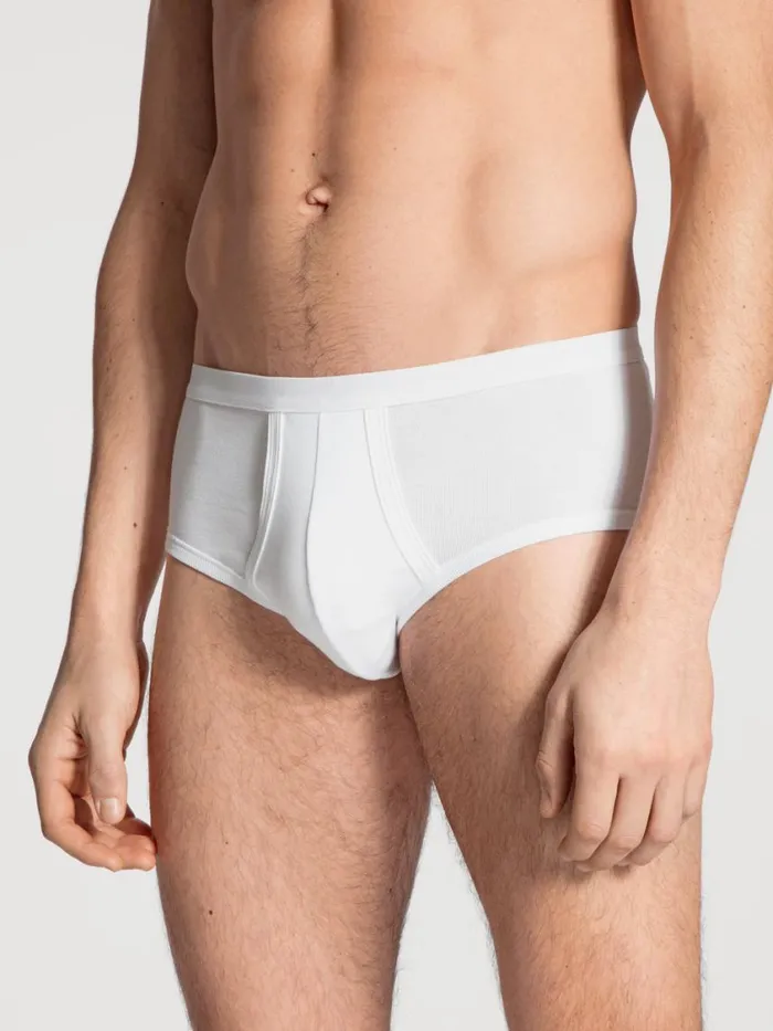 CALIDA Underpants Men Classic Brief With Fly Weiss