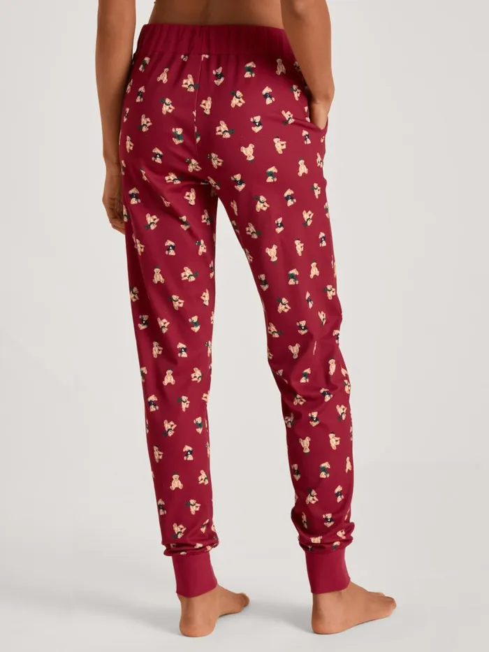 CALIDA Warming Nightwear Women Pants Rio Red
