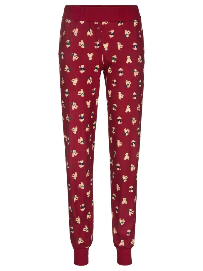 CALIDA Warming Nightwear Women Pants Rio Red