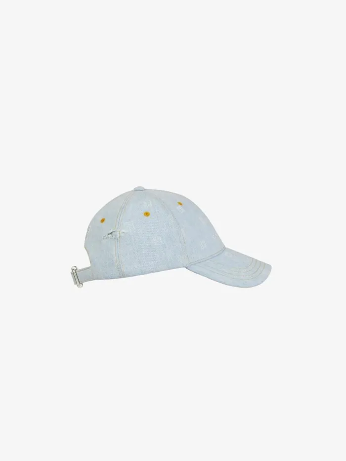 Cap In 4g Washed Denim Cloud Blue Women Givenchy Beanies and Caps