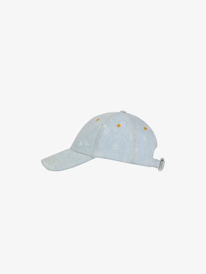 Cap In 4g Washed Denim Cloud Blue Women Givenchy Beanies and Caps