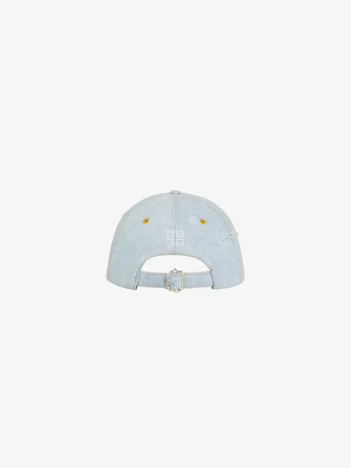 Cap In 4g Washed Denim Cloud Blue Women Givenchy Beanies and Caps