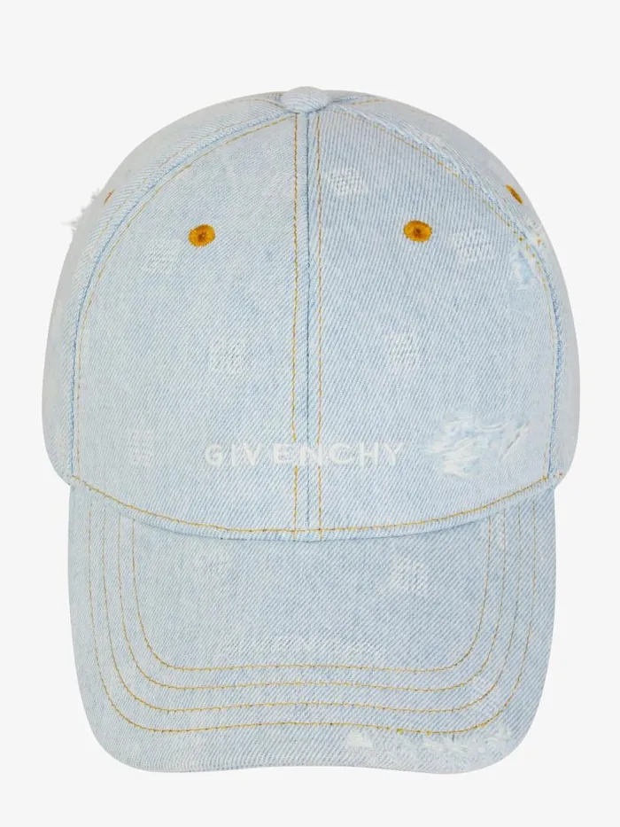 Cap In 4g Washed Denim Cloud Blue Women Givenchy Beanies and Caps