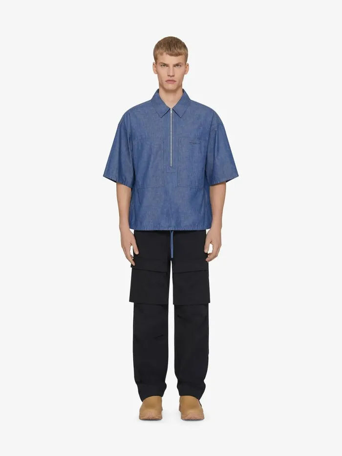 Cargo Pants In Cotton Black Men Givenchy Pants and Shorts