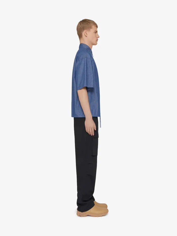 Cargo Pants In Cotton Black Men Givenchy Pants and Shorts