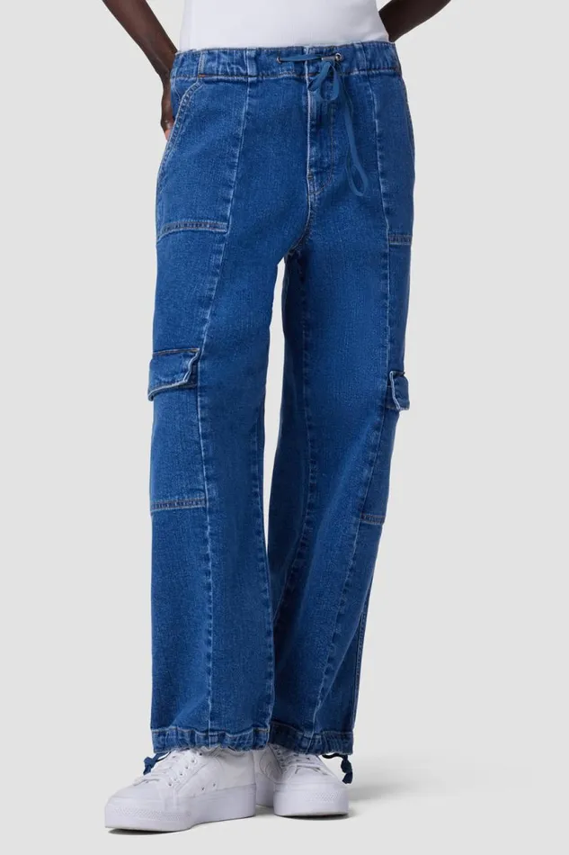 Cargo Women Hudson Jeans Drawstring Cargo Parachute Pant Chill