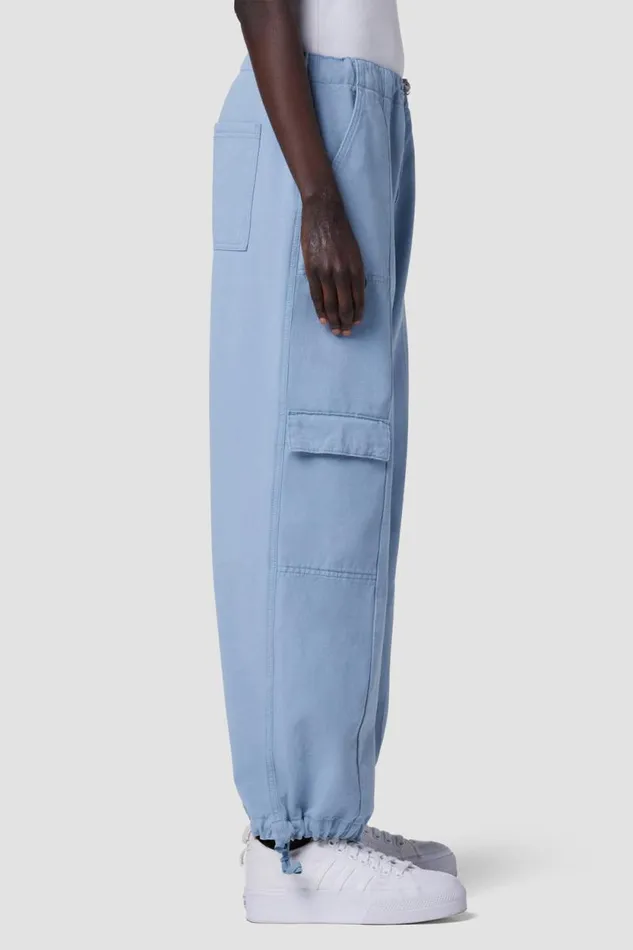 Cargo Women Hudson Jeans Drawstring Parachute Pant Ashley Blue Cargo Women Hudson Jeans Drawstring Parachute Pant Ashley Blue