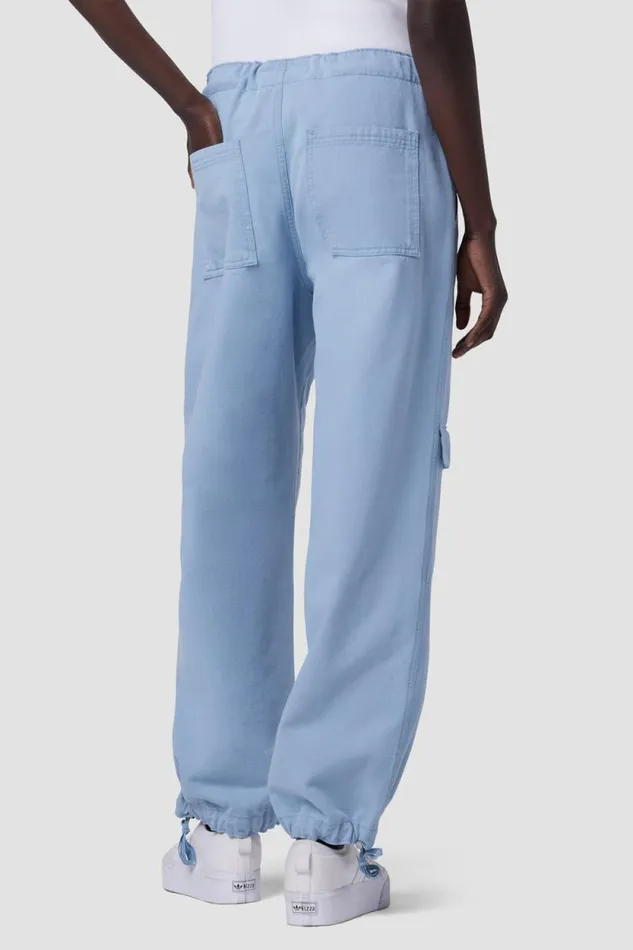 Cargo Women Hudson Jeans Drawstring Parachute Pant Ashley Blue Cargo Women Hudson Jeans Drawstring Parachute Pant Ashley Blue