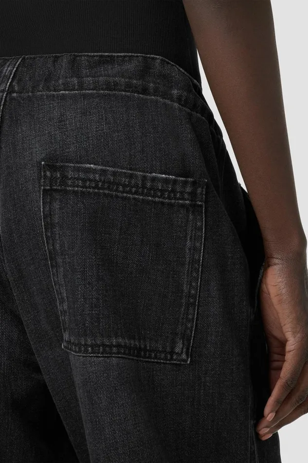 Cargo Women Hudson Jeans Drawstring Parachute Pant Faded Black Cargo Women Hudson Jeans Drawstring Parachute Pant Faded Black