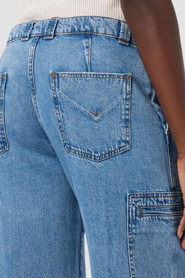Cargo Women Hudson Jeans HighRise Welt Pocket Wide Leg Cargo Sandlot Cargo Women Hudson Jeans HighRise Welt Pocket Wide Leg Cargo Sandlot