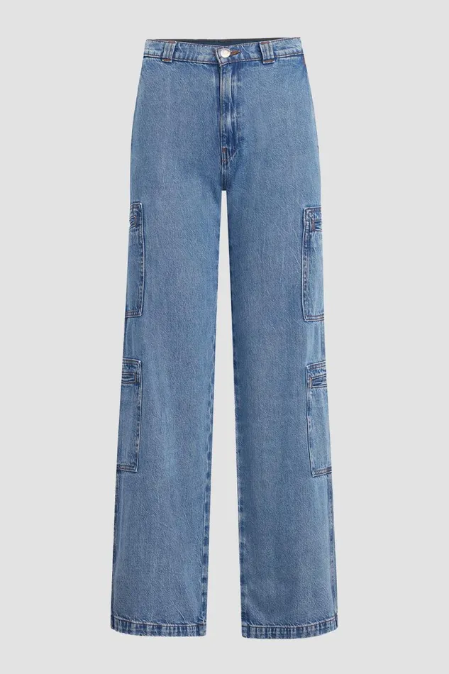 Cargo Women Hudson Jeans HighRise Welt Pocket Wide Leg Cargo Sandlot Cargo Women Hudson Jeans HighRise Welt Pocket Wide Leg Cargo Sandlot