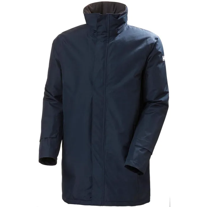 Casual Jackets Men Helly Hansen DUBLINER INSULATED LONG JACKET 597 Navy