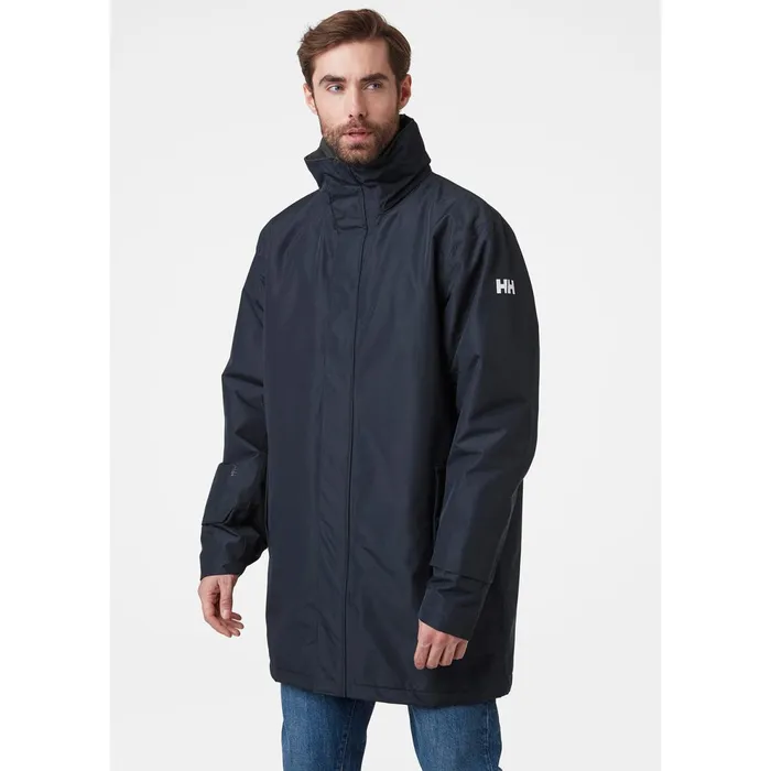 Casual Jackets Men Helly Hansen DUBLINER INSULATED LONG JACKET 597 Navy