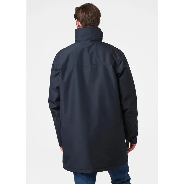 Casual Jackets Men Helly Hansen DUBLINER INSULATED LONG JACKET 597 Navy