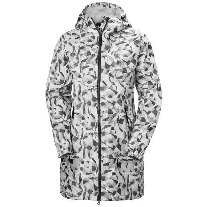 Casual Jackets Women Helly Hansen W ILLUSION RAIN COAT 823 Nimbus Clou