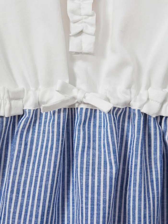 Children Reiss Dresses Maxy Cotton Shirt Dress Ivory