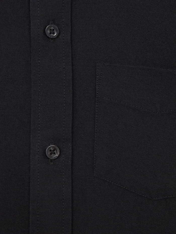 Children Reiss Shirts Greenwich Slim Fit ButtonDown Oxford Shirt Black