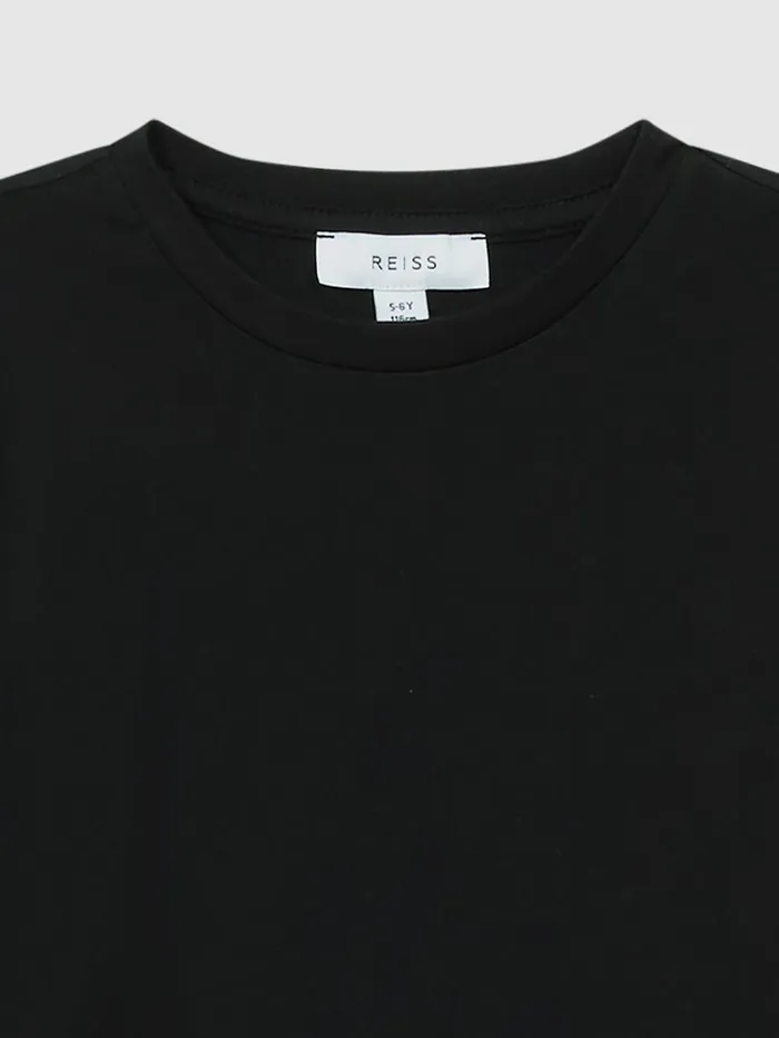 Children Reiss TShirts Bless Crew Neck TShirt Black