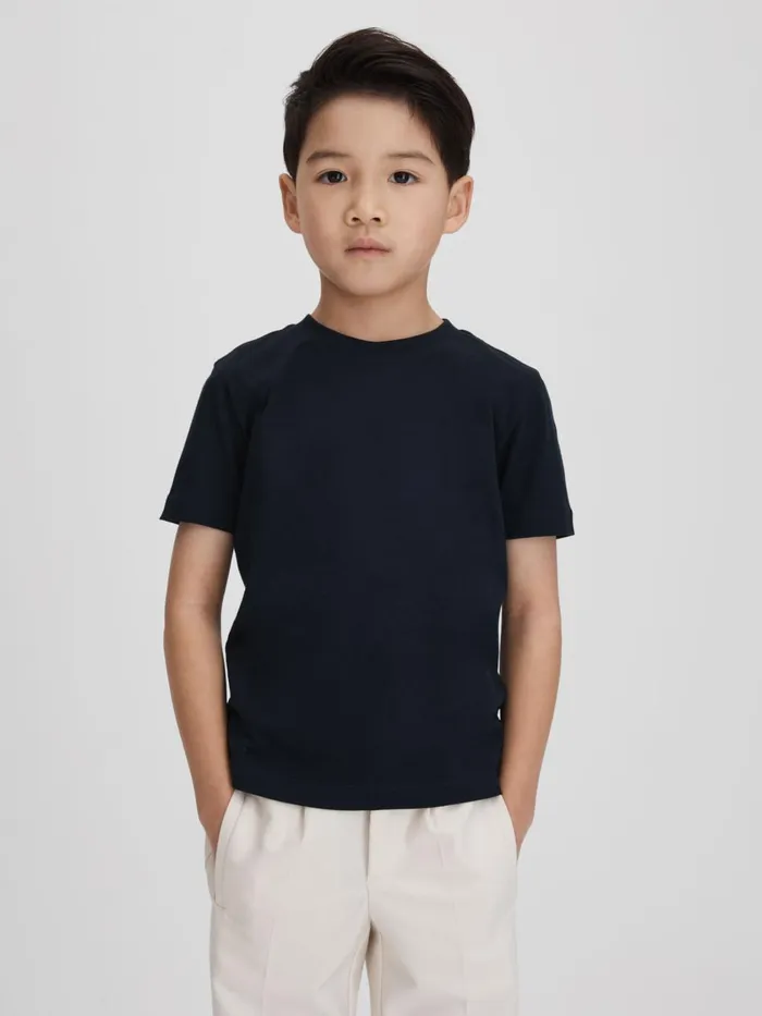 Children Reiss TShirts Bless Crew Neck TShirt Navy