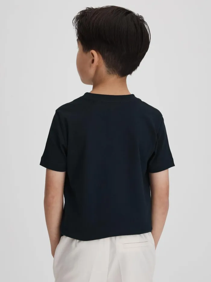 Children Reiss TShirts Bless Crew Neck TShirt Navy