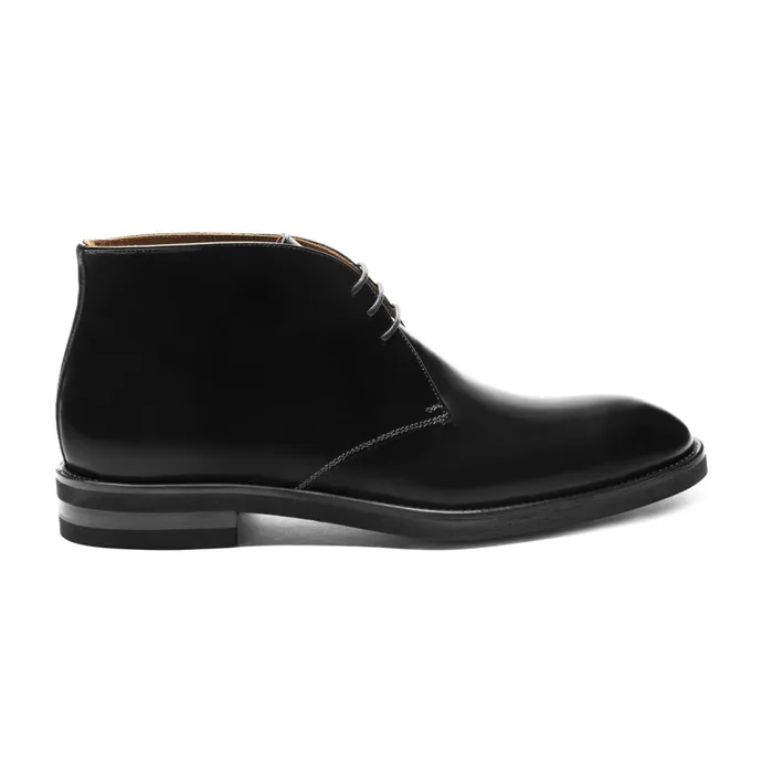 Claudio Leather ChukkaBlack Men Bruno Magli Boots