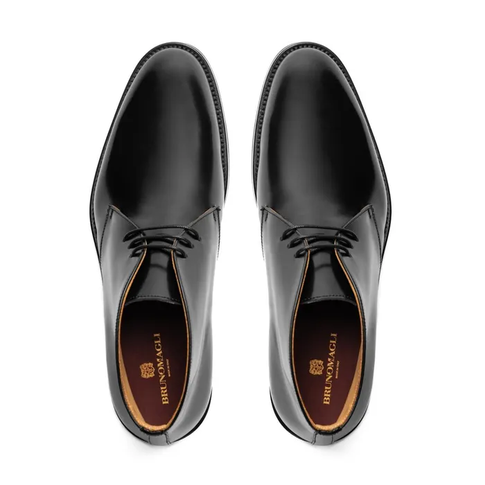 Claudio Leather ChukkaBlack Men Bruno Magli Boots