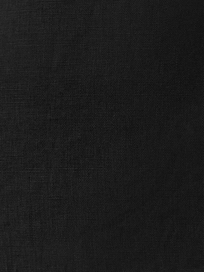 Clothing The Reformation Aubree Linen Dress Black