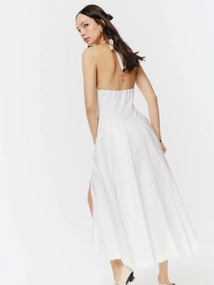 Clothing The Reformation Beaux Dress White