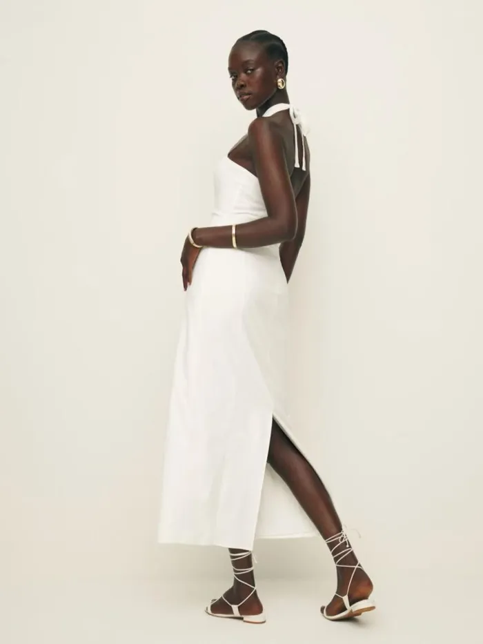 Clothing The Reformation Bessi Dress White