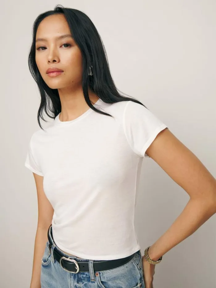 Clothing The Reformation Dream Tee White