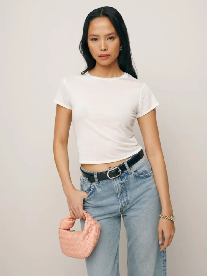 Clothing The Reformation Dream Tee White