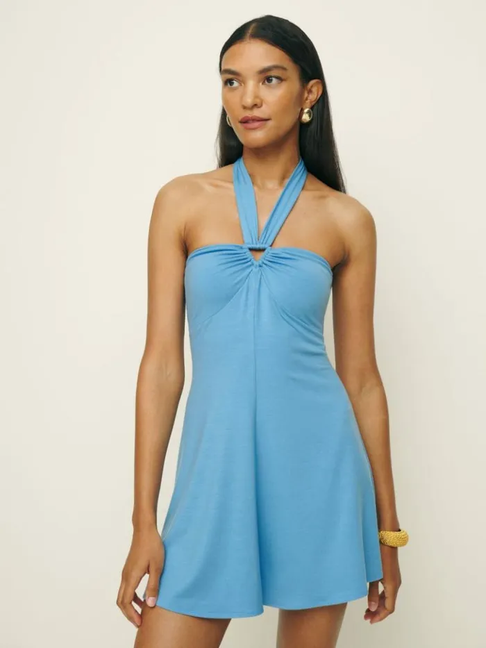 Clothing The Reformation Hera Knit Dress Capri