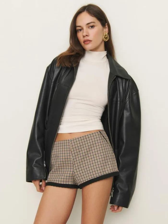 Clothing The Reformation June Low Rise Short Saddlebrook