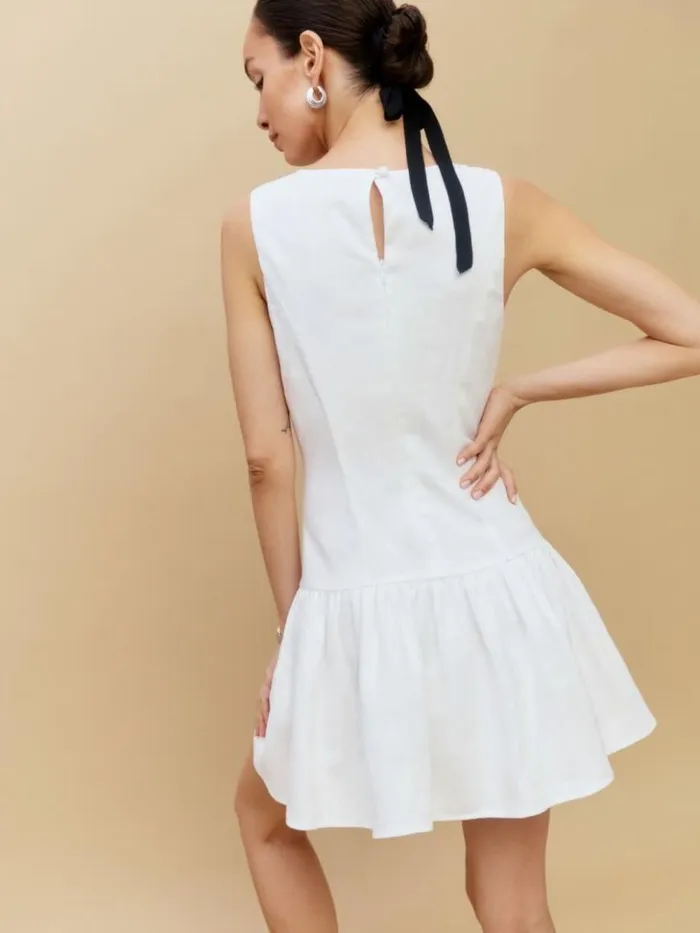 Clothing The Reformation Keoni Linen Dress White
