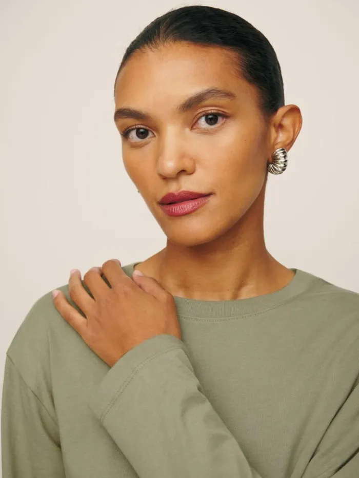 Clothing The Reformation Kingston Long Sleeve Tee Lichen