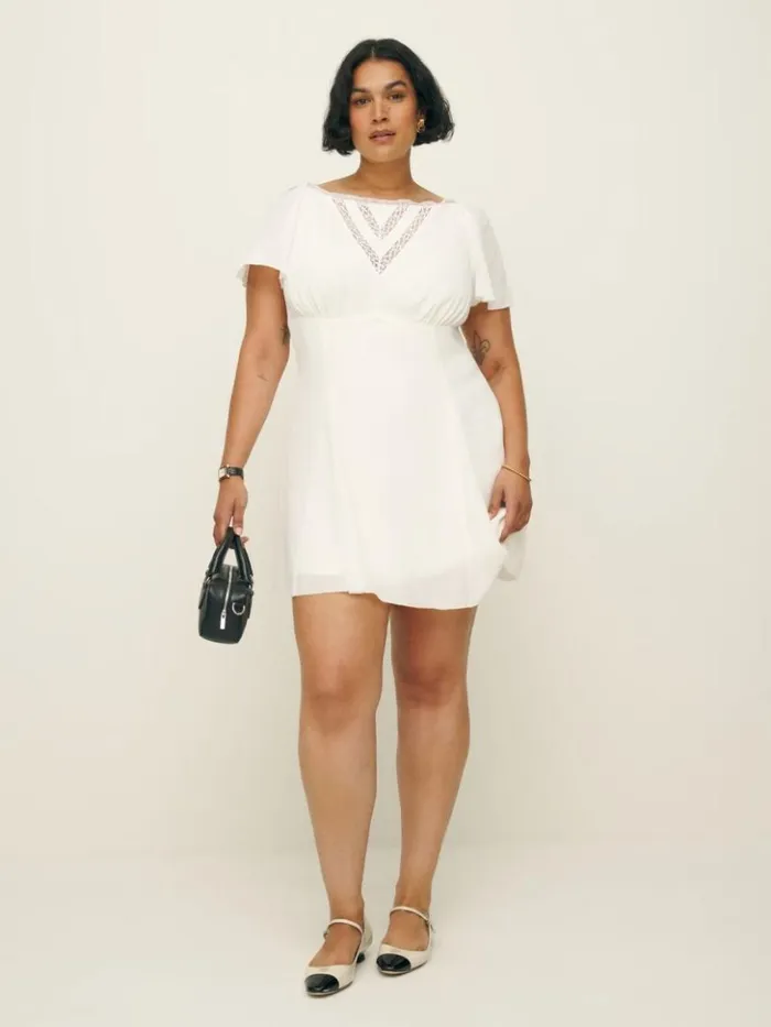 Clothing The Reformation Malena Dress Es White