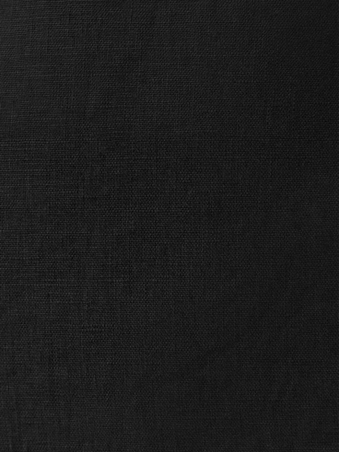 Clothing The Reformation Melodie Linen Top Black